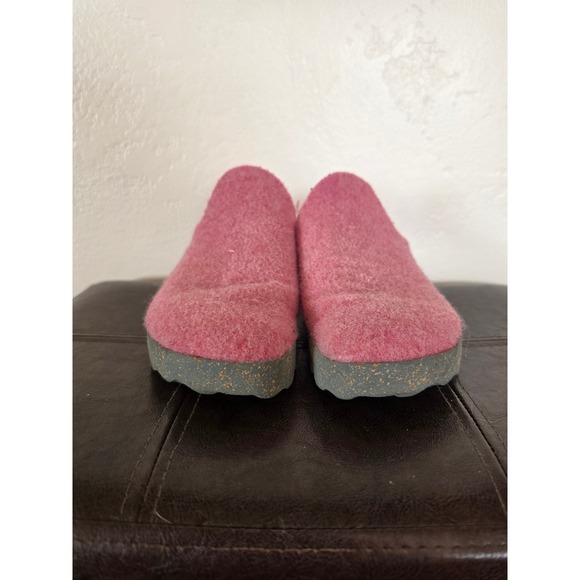 Asportuguesas Pink Wool Boho Cottagecore Footfriendly Clogs Sz EU 36 US 5.5 - Picture 2 of 8